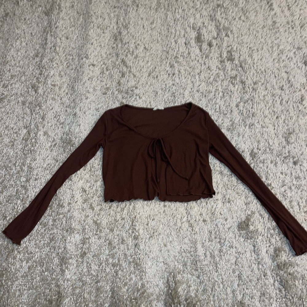 see you monday los angeles tie sweater top